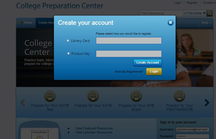 login with ofpl card