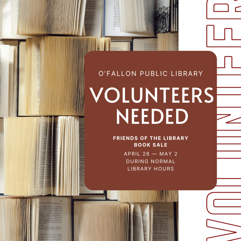 Volunteers Needed for Friends of the Library Book Sale&nbsp;2022